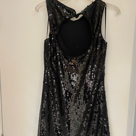 Sequin Black Dress EUC….worn once - Picture 4 of 7